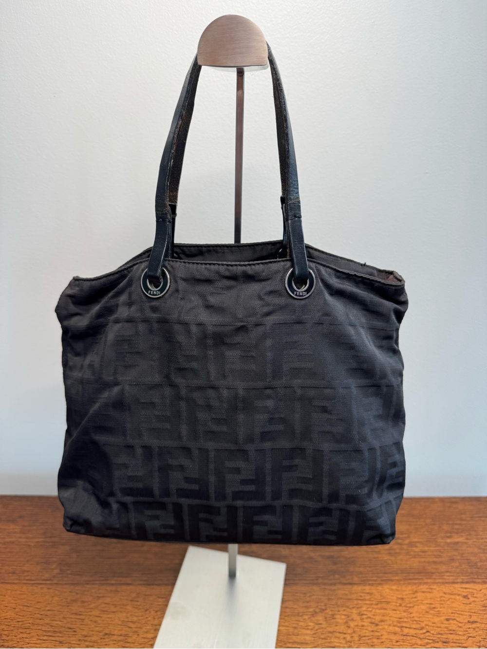 Fendi Zucca Monogram Nylon Tote Bag